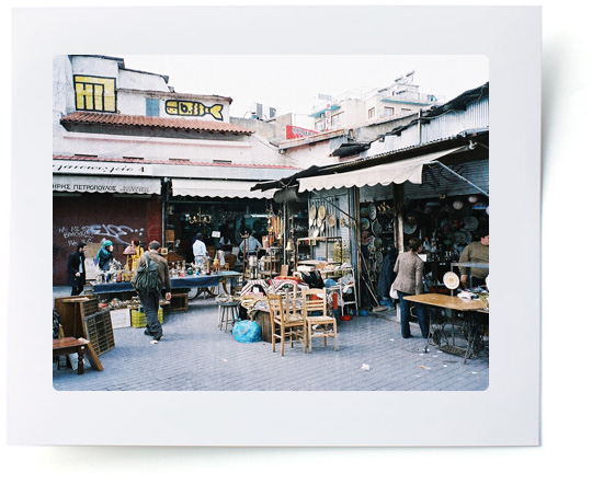 Flea Market in Athens