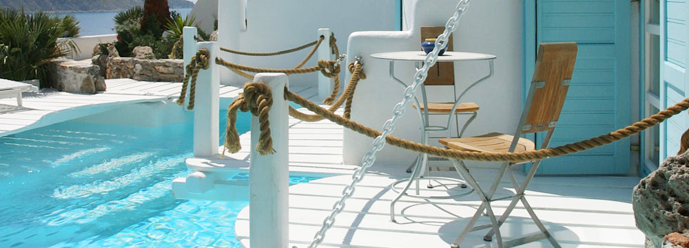 Kivotos Hotel VIP Suite with Private pool Sea view