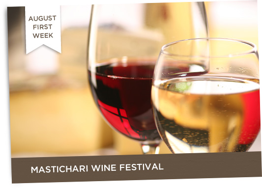 August First Week Mastichari Wine Festival + Late August Honey Festival in Antimacheia