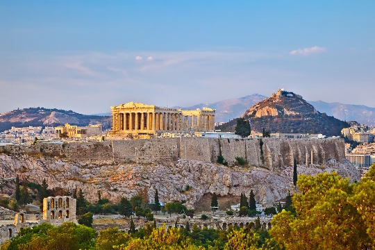 Parthenon in Greece