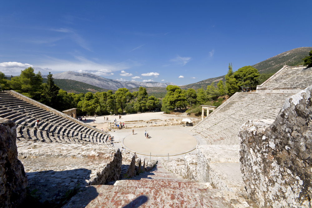 Ancient theatre in Greece