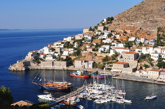 Sailing in Greek islands