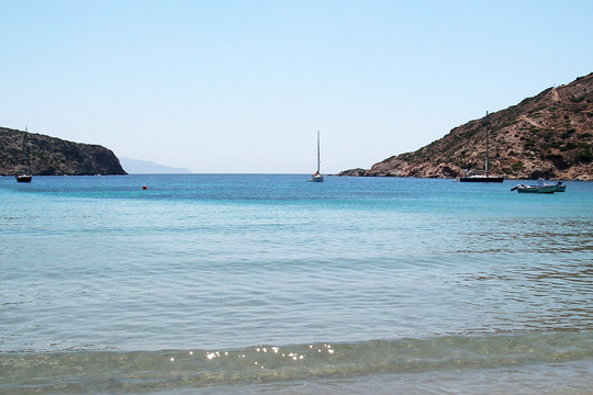 Sailing in Cyclades