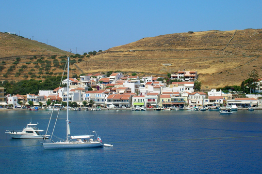 Sailing in greek islands