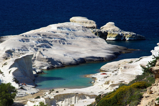 Beaches Milos island