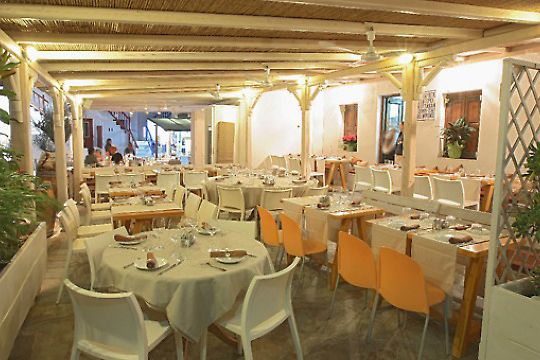 Restaurant in Mykonos island