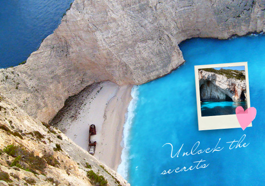 Shipwreck beach Zakynthos Greece