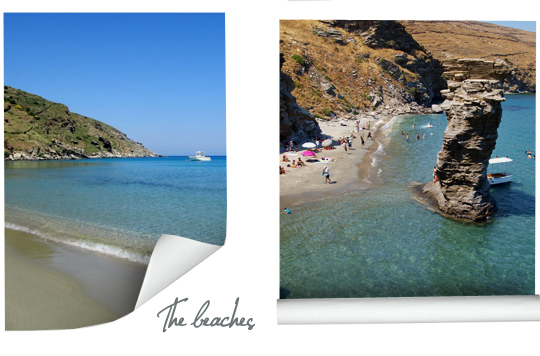 The best Beaches in Andros