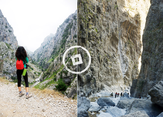 Gorges in Crete island