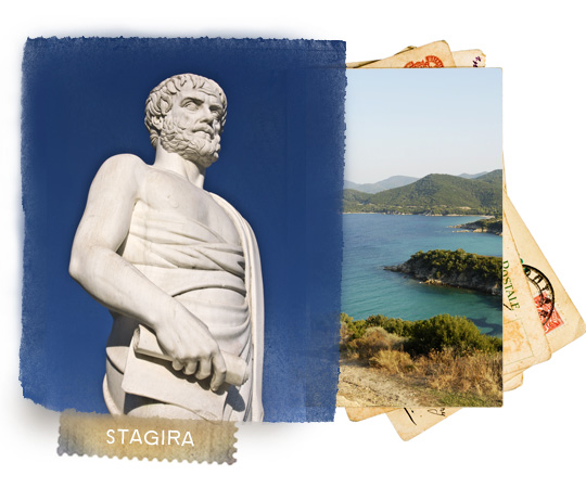 Aristotle the greek philosopher  Halkidiki