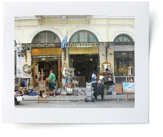 Flea Market in Athens