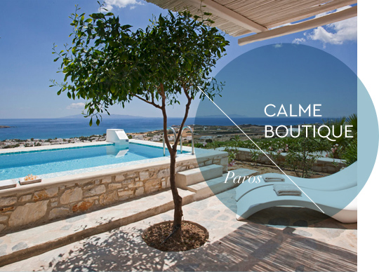 calme boutique hotel paros