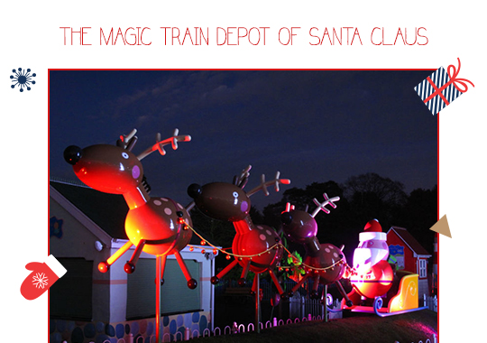 The Magic Train Depot of Santa Claus