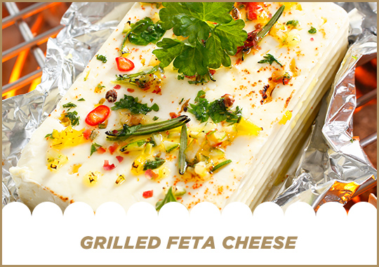 Grilled Feta Cheese