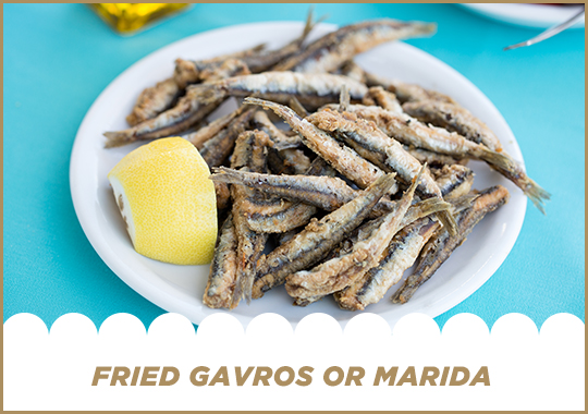 Fried Gavros or Marida