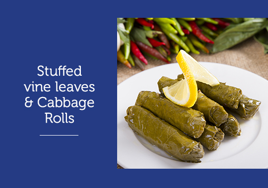 Stuffed-vine-leaves-&-Cabbage-Rolls