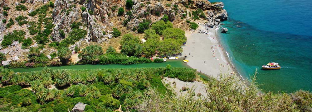 Preveli beach