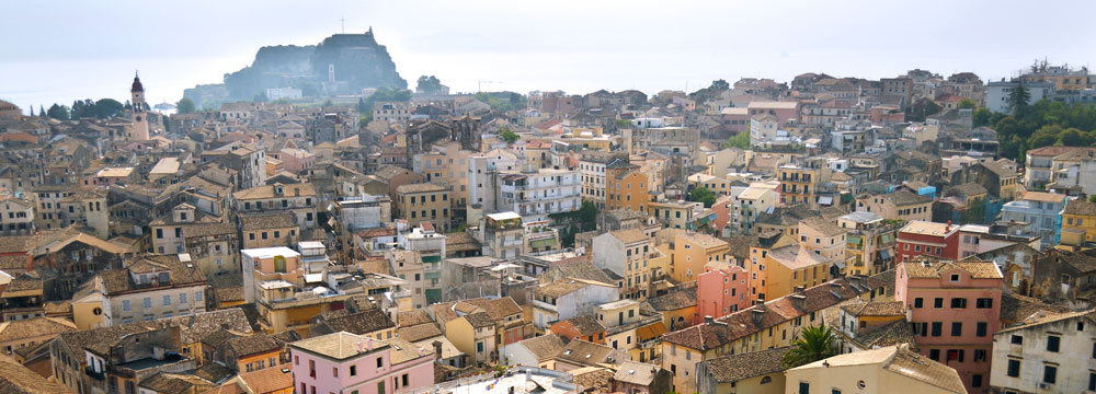 Corfu town