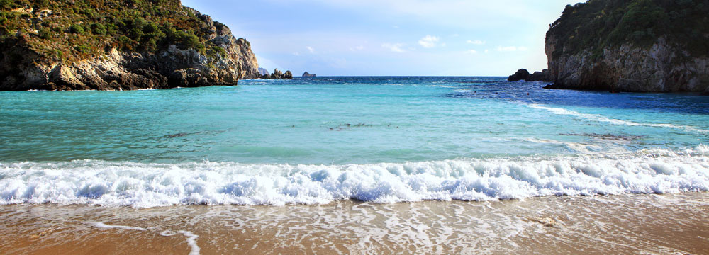 Palaiokastritsa beach