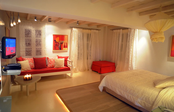 Iria Beach hotel room